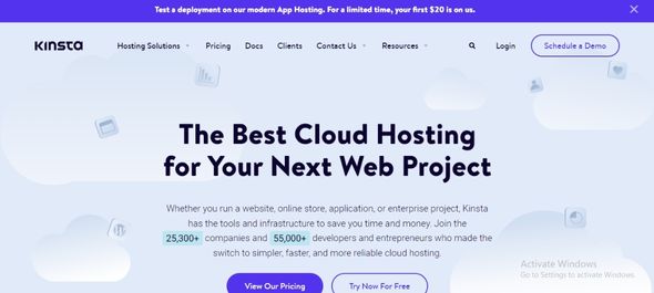 kinsta hosting